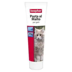 Beaphar Malt-Paste Plus Omega 3/6 karvapallipasta kassile 100g
