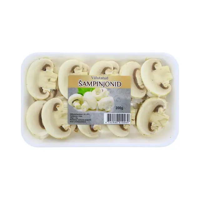 Šampinjon viilutatud, 200 g