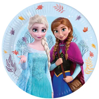Pabertaldrikud FSC Frozen 23cm 8tk