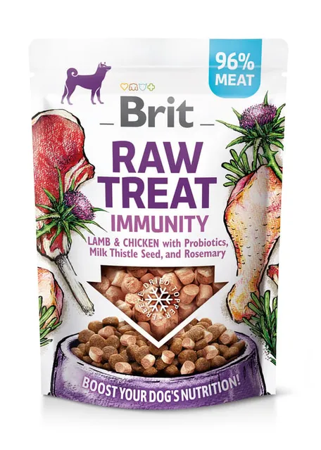 Brit Care Immunity külmkuivatatud maius koerale, kana/lammas/siga, 40g