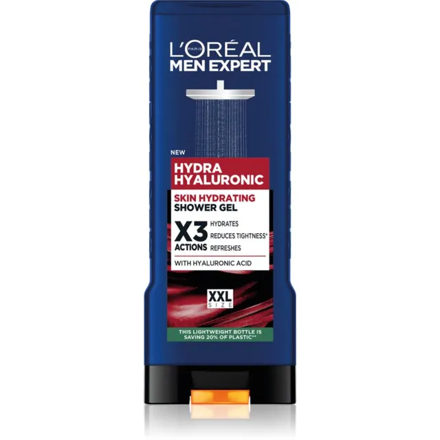 L’Oréal Paris Men Expert Hydra Hyaluronic Dušigeel hüaluroonhappega 400 ml