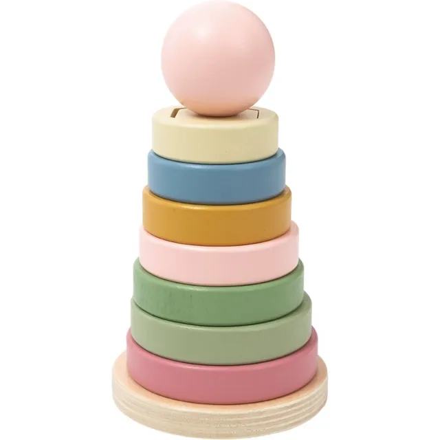 2Kids Toys Stacking Tower Toy laotavad rõngad 12m+ 1 tk