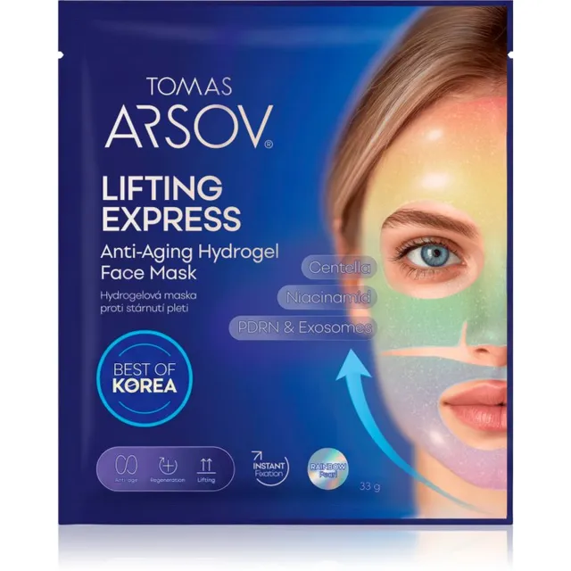 Tomas Arsov Lifting Express Anti-Aging Hydrogel Mask hüdrogeelmask vananemisvastase toimega 1 tk