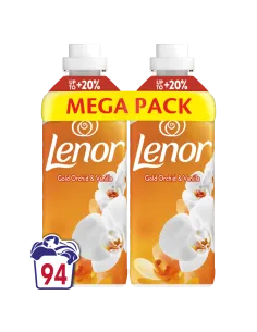 LENOR pesuloputusvahend Gold Orchid & Vanilla 2 x 987 ml
