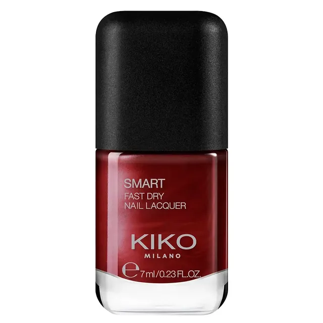 KIKO MILANO Smart Fast Dry Nail Polish No.70 Pearly Dark Vermillion 7ml