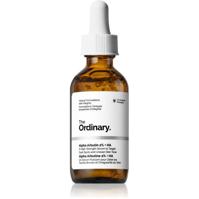 The Ordinary Alpha Arbutin 2% + HA Kirgastav näoseerum hüaluroonhappega 60 ml