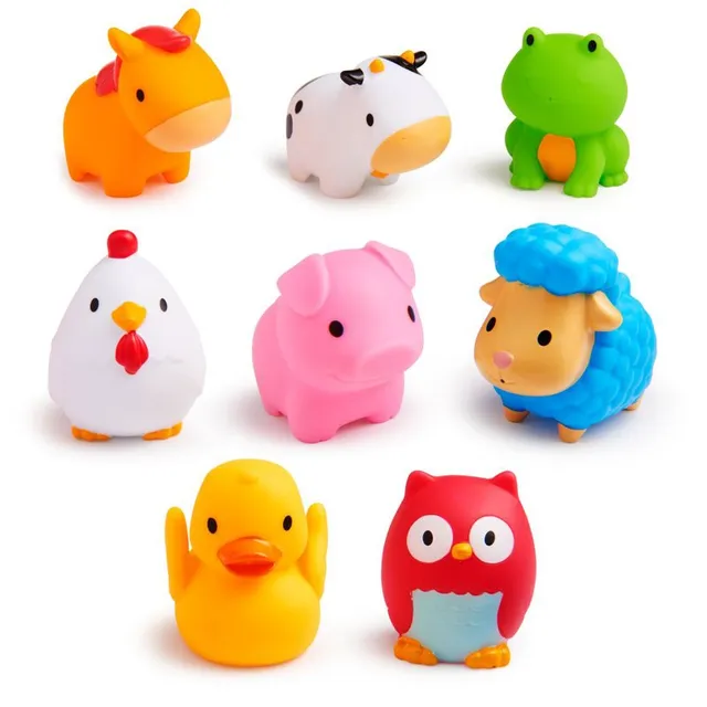 Munchkin Bath Farm Bath Squirts veemänguasi 9 m+ 8 tk