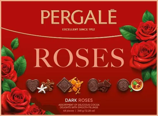Pergale kompvekiassortii Dark Roses 348g