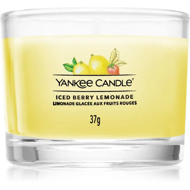 Yankee Candle Iced Berry Lemonade votiivküünal glass 37 g