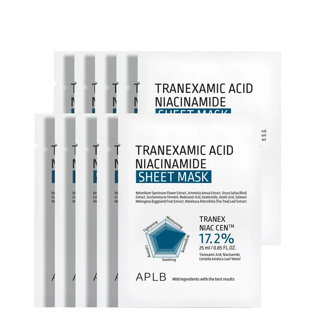 APLB Tranexamic Acid Niacinamide Sheet Mask 10x25ml