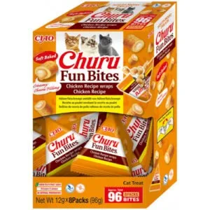 Inaba Churu Fun Bites Wraps Kanaga maiustus kassidele 8x12g