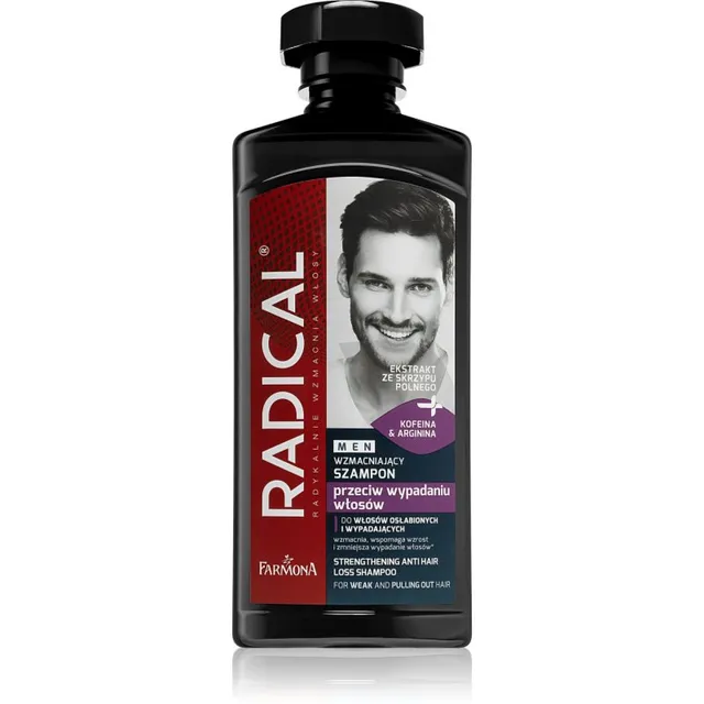 Farmona Radical Men Tugevdav šampoon juuste väljalangemise vastu meestele 400 ml