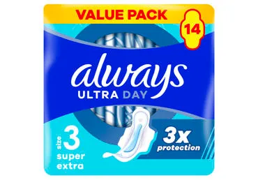 Hügieenisidemed ALWAYS Ultra S3 14tk