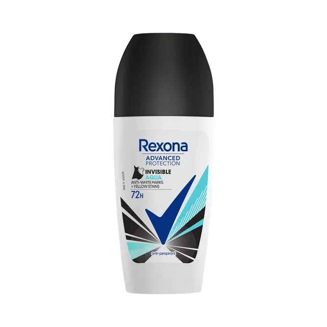 Rulldeodorant Advanced Protection Invisible Aqua, REXONA, 50ml