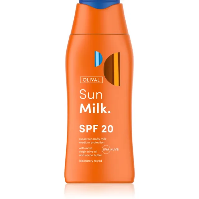 Olival Sun Milk Päikesekreem kehale SPF 20 200 ml