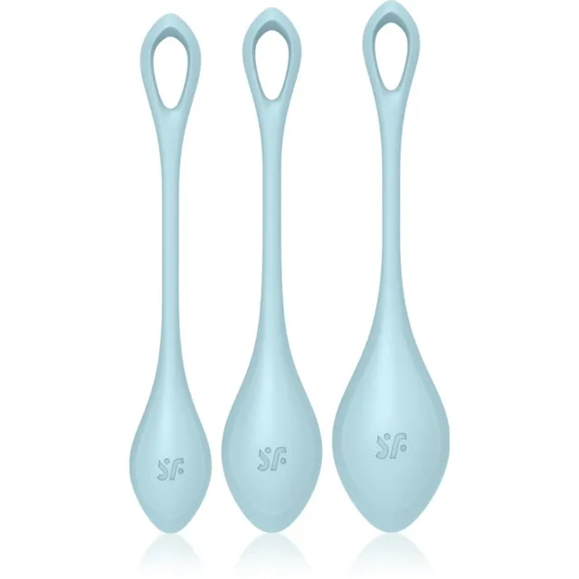 Satisfyer YONI POWER 2 TRAINING tupekuulid Blue 3 tk