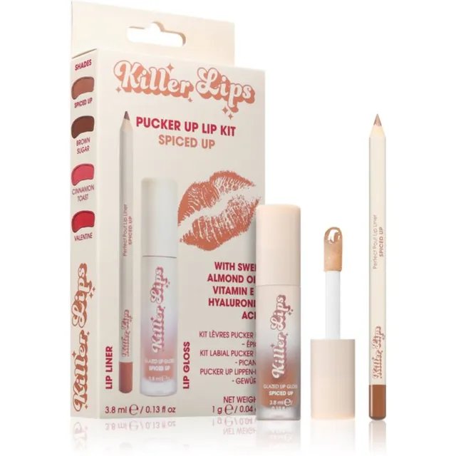 Killer Lips Pucker Up Lip Kit komplekt huultele naistele Spiced Up