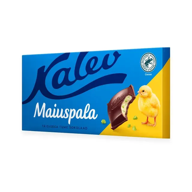 Maiuspala täidisega tume šokolaad, KALEV, 100 g