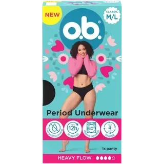 Menstruatsioonipesu  M/L, O.B., 1 tk