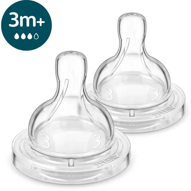 Philips Avent Anti-colic SCY763/02 Beebipudeli lutti koolikute vastane 3 m+ Medium Flow 2 tk