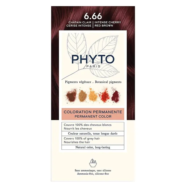 PHYTO Phytocolor Hair Dye No.6.66 Intense Cherry Red Brown