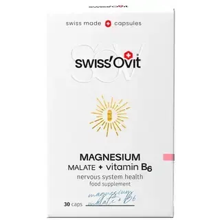 Swiss´Ovit Magnesium Malate + Vitamiin B6 N30
