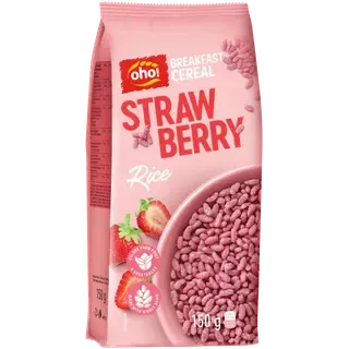 Oho maasikamaitselised riisihelbed 150g