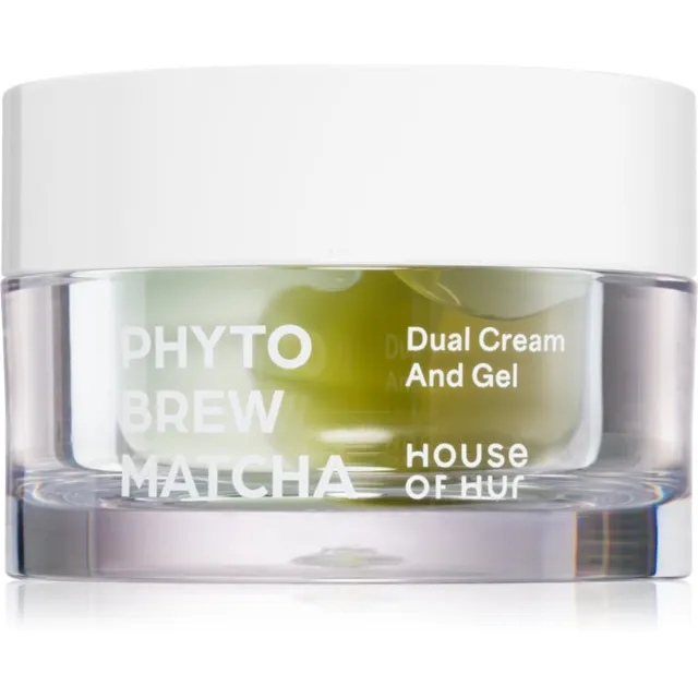 House of Hur Phyto Brew Matcha Dual Cream And Gel Niisutav ja kirgastav näokreem kaherežiimne 50 ml