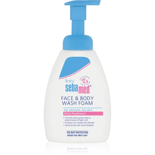 Sebamed Baby Wash Eriti õrn puhastav emulsioon kehale ja juustele 400 ml
