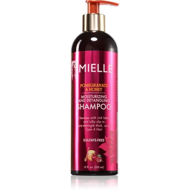 Mielle Pomegranate & Honey Shampoo Niisutav šampoon lokkis ja lainelistele juustele 355 ml