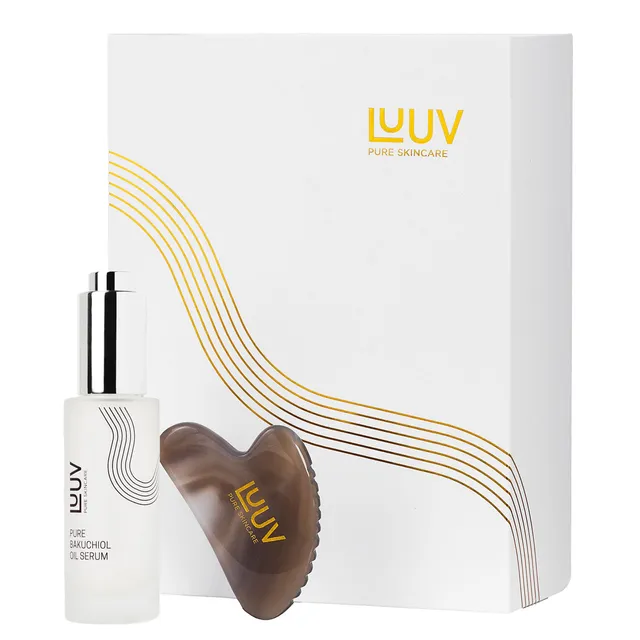 LUUV Bakuchiol Serum & Gua Sha komplekt