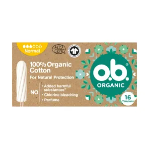 O.B. Organic Normal tampoonid 16tk