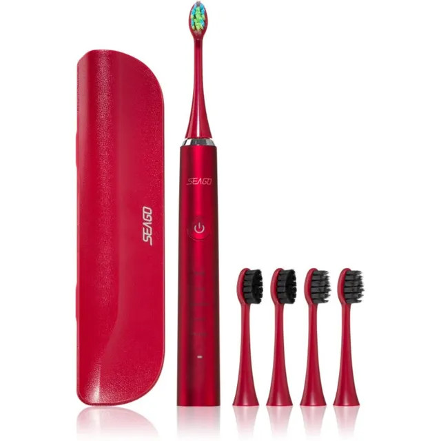 Seago Sonic Toothbrush SG-972 S5 Elektrihambahari Red 1 tk