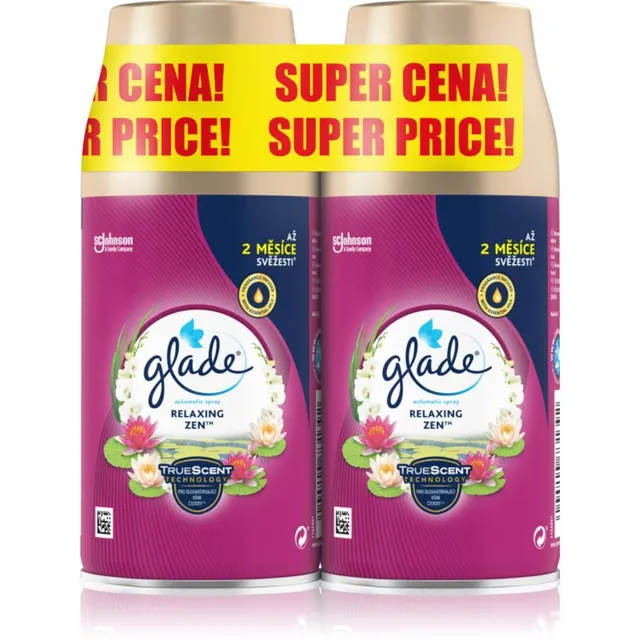 GLADE Relaxing Zen automaatne õhuvärskendaja täitepakend 2x269 ml