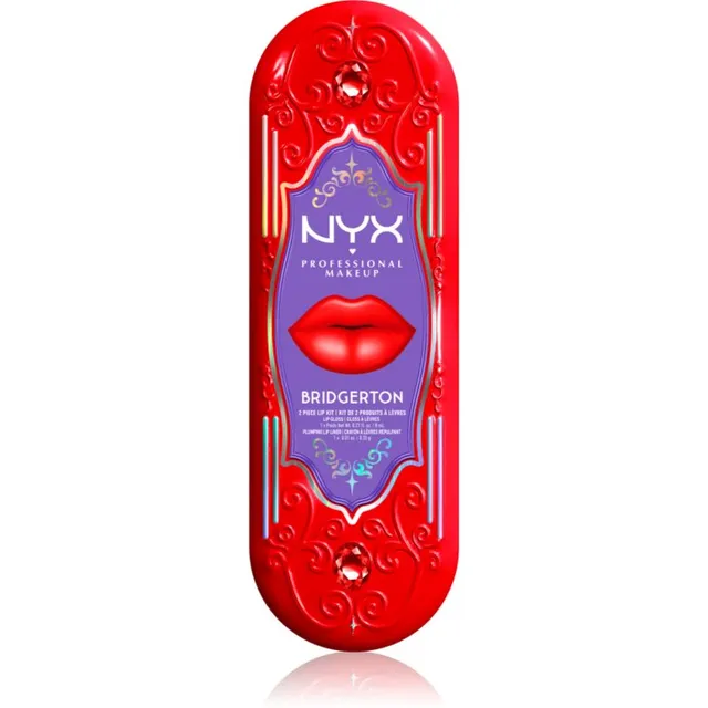 NYX Professional Makeup Bridgerton Royal Treasures Huulepulkade komplekt varjund 04 2 tk
