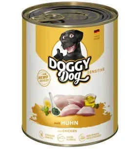 DOGGY Dog konserv tundliku seedimisega koerale, kanalihaga