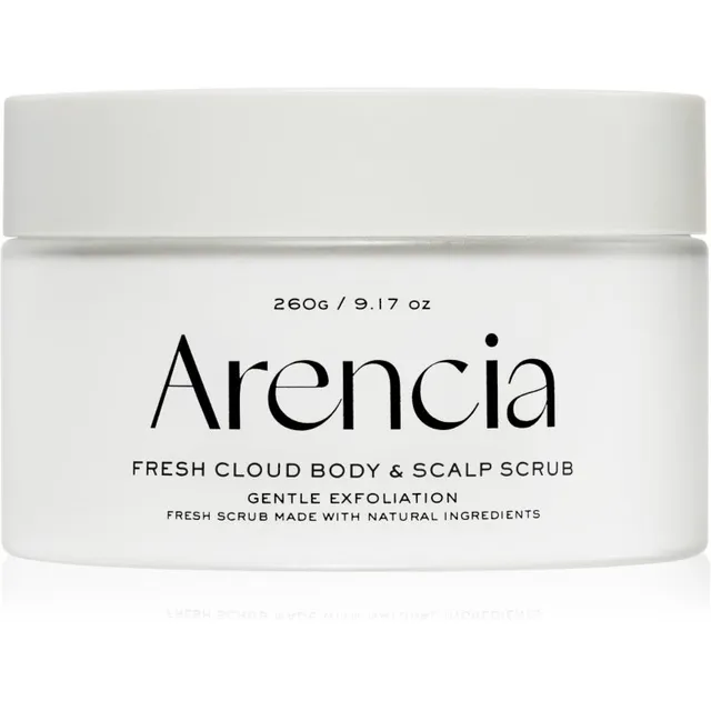 Arencia Fresh Cloud White Tea & Neroli Õrn koorija kehale ja juustele 260 g
