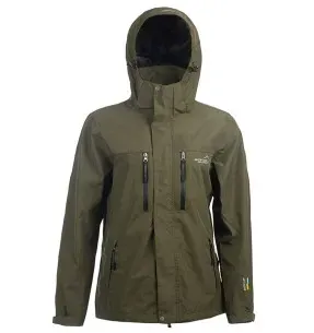 Vihmajope meestele, veekindel ja hästihingav, oliiviroheline Rain Jacket (Arrak Outdoor)