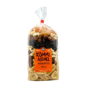 Kommi asemel Kuivat.puuv.ja pähklid 700g