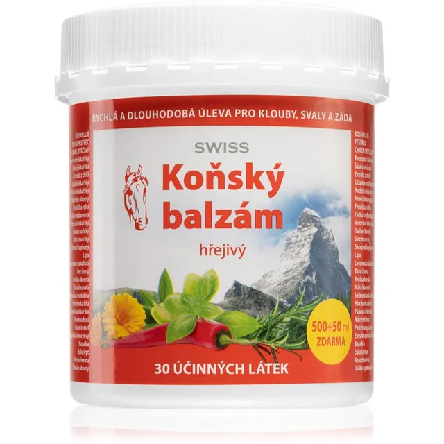 Swiss Horse balm Warm Geel soojendava efektiga 550 ml