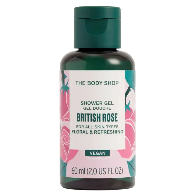 THE BODY SHOP British Rose Floral & Refreshing Shower Gel 60ml