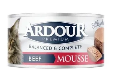 Vahustatud kassitoit veiseliha ARDOUR85g