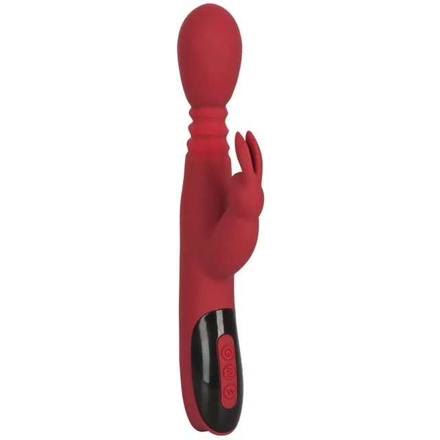 You2Toys Rabbit Red kliitori stimulaatoriga vibraator 26,5 cm