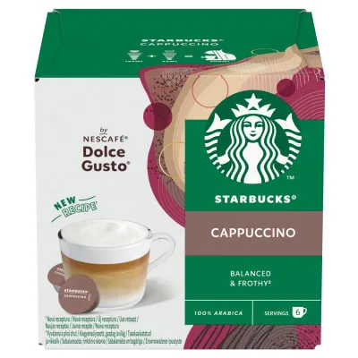 Kohvikapslid STARBUCKS Cappuccino 12x10g