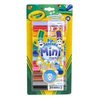 Pestavad minimarkerid Crayola 14tk