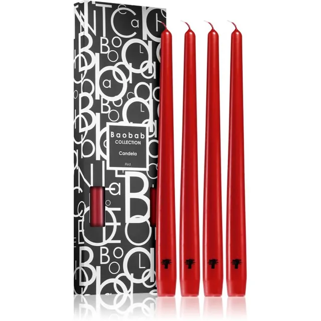 Baobab Collection Candela Red Küünal 4 tk