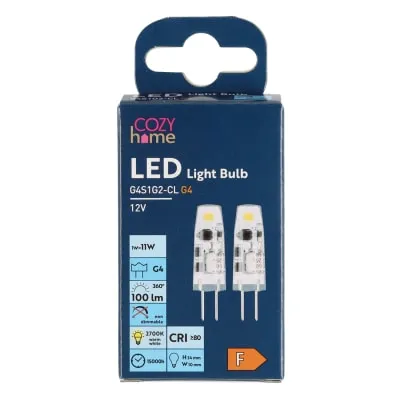 LED lamp Cozy Home 1.0W G4 100lm 2tk