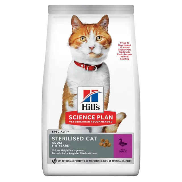 Hill's Science Plan Sterilized Young kassitoit pardilihaga 3kg