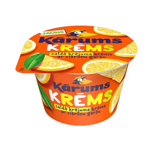 Koorekreem sidrunimaitseline, KARUMS, 150 g