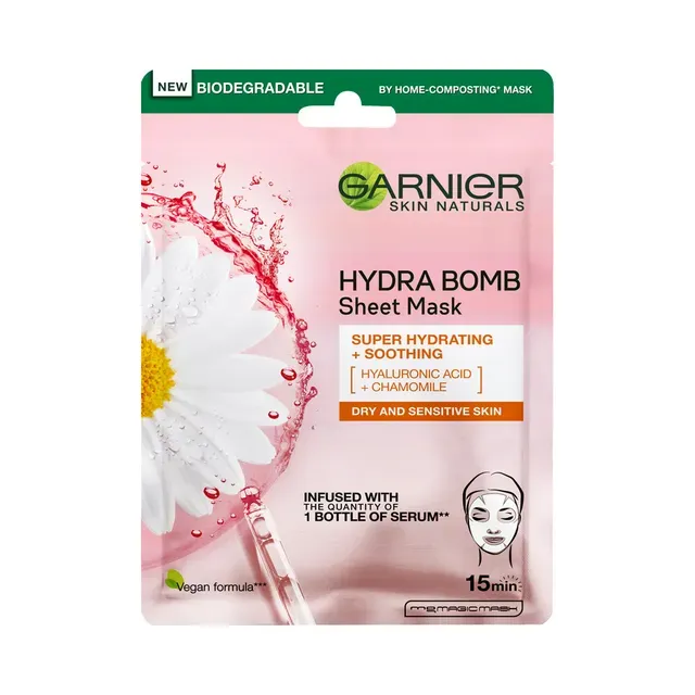 Näomask Moisture + Comfort, GARNIER, 32 g